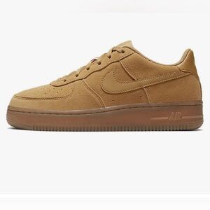 Nike Youth Air Force 1 Low LV8 GS BQ5485 700 Wheat - Size 6.5